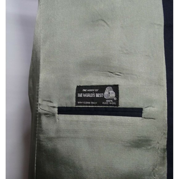 GIANNINO FIRENZE NEW YORK 40R MENS SPORT COAT BLUE S-145 - Picture 8 of 8